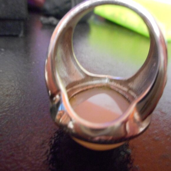 Ladies/men's Large size Rhinestone Ring sz 9 I can't find any markings ... - Picture 7 of 9